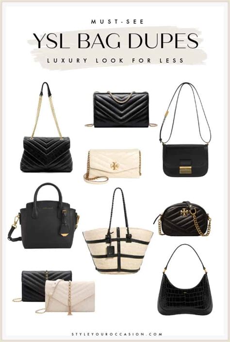 ysl dupe beach bag